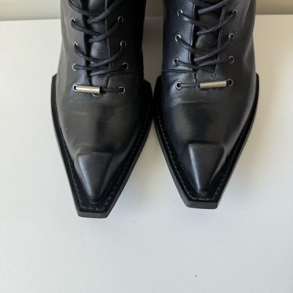 John Fluevog Swordfish HI Abstract Candy Tall Swordfish Boots - Picture 5 of 13